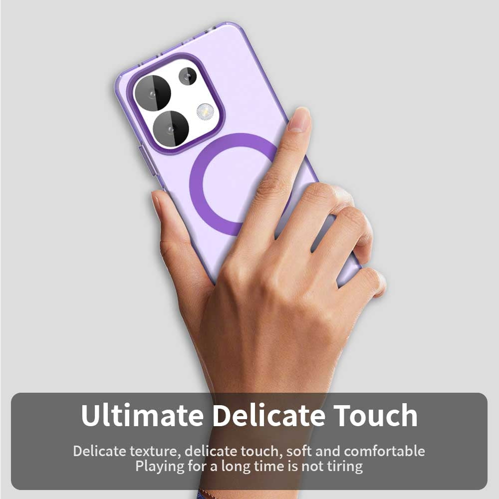 Redmi Note 13 4G Durable MagSafe Phone Case - Hybrid TPU & PC Design, Lightweight & Stylish, Candy Colour, Wireless Charging Friendly