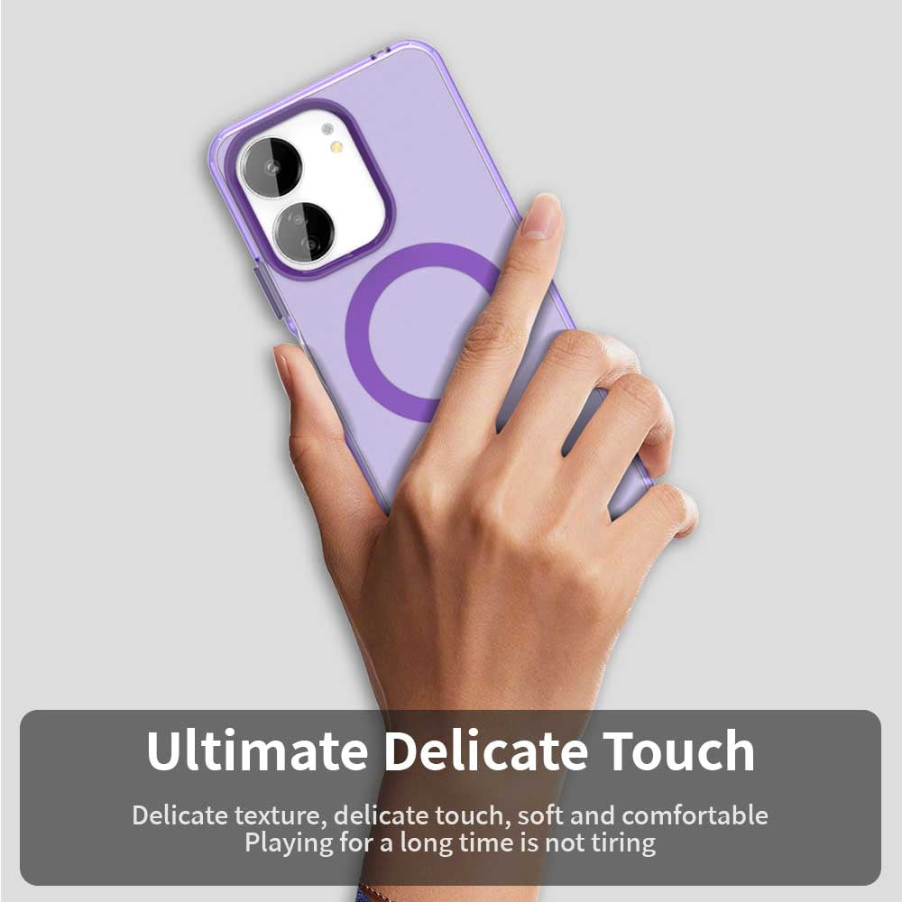 Redmi 13C 5G Durable MagSafe Phone Case - Hybrid TPU & PC Design, Lightweight & Stylish, Candy Colour, Wireless Charging Friendly