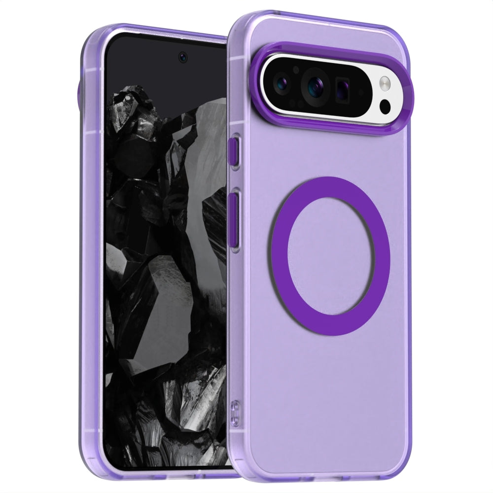 Google Pixel 9 Pro XL Durable MagSafe Phone Case - Hybrid TPU & PC Design, Lightweight & Stylish, Candy Colour, Wireless Charging Friendly