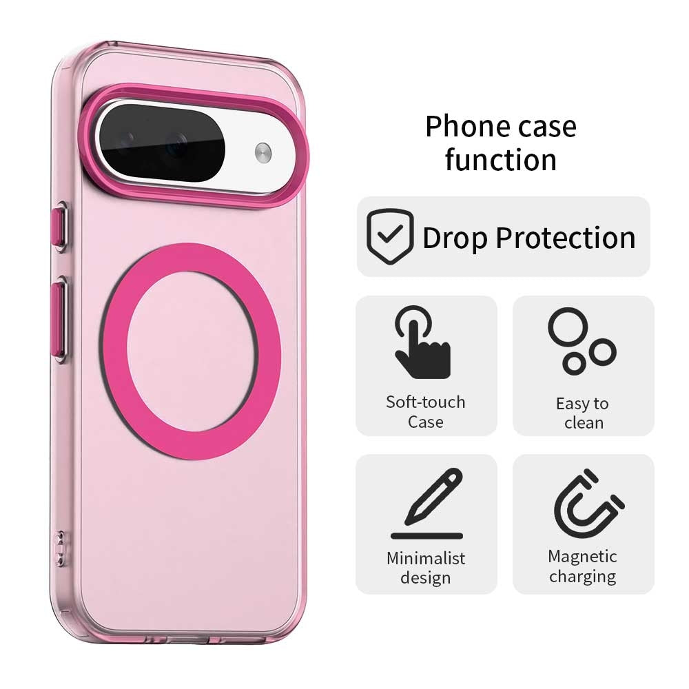 Google Pixel 9 Durable MagSafe Phone Case - Hybrid TPU & PC Design, Lightweight & Stylish, Candy Colour, Wireless Charging Friendly