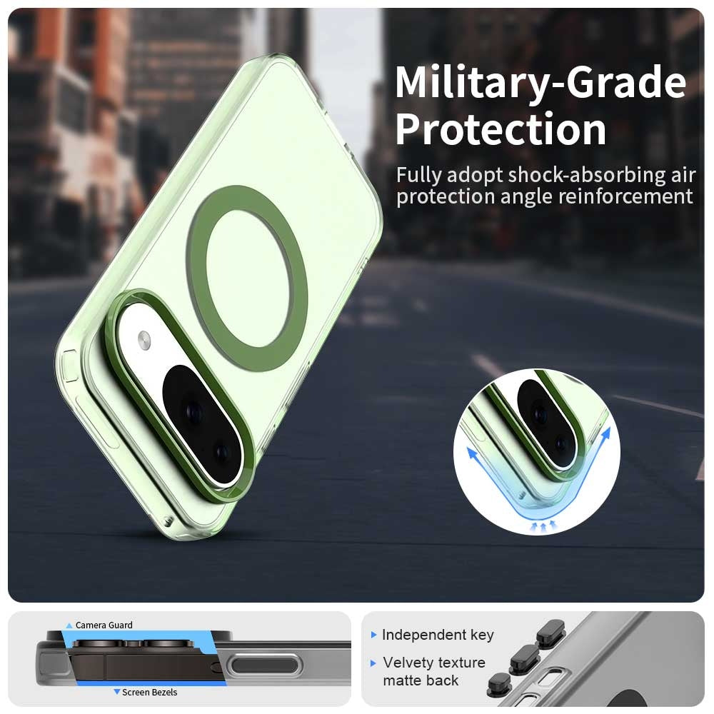 Google Pixel 9 Durable MagSafe Phone Case - Hybrid TPU & PC Design, Lightweight & Stylish, Candy Colour, Wireless Charging Friendly