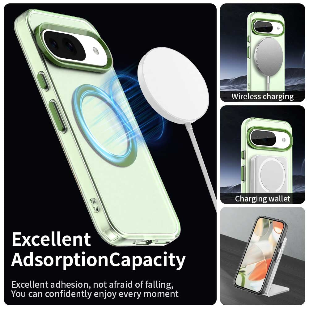 Google Pixel 9 Durable MagSafe Phone Case - Hybrid TPU & PC Design, Lightweight & Stylish, Candy Colour, Wireless Charging Friendly