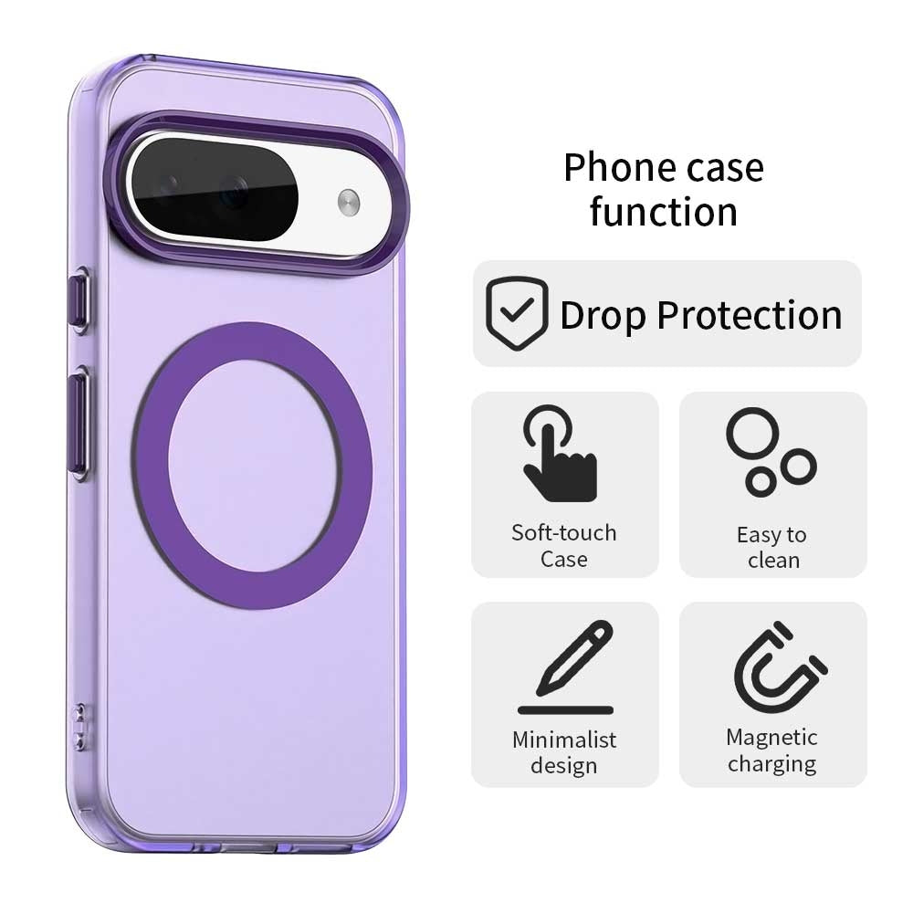 Google Pixel 9 Durable MagSafe Phone Case - Hybrid TPU & PC Design, Lightweight & Stylish, Candy Colour, Wireless Charging Friendly
