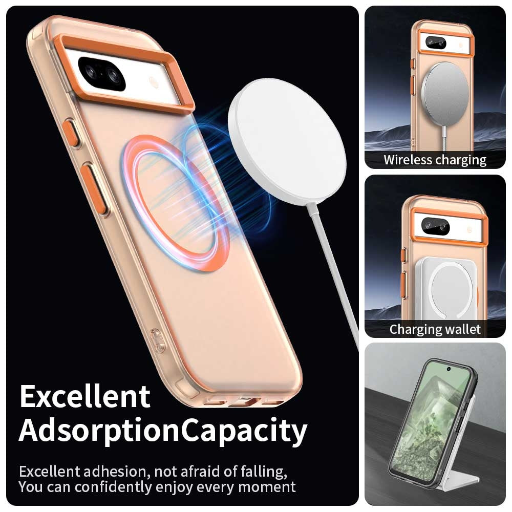 Google Pixel 8a Durable MagSafe Phone Case - Hybrid TPU & PC Design, Lightweight & Stylish, Candy Colour, Wireless Charging Friendly