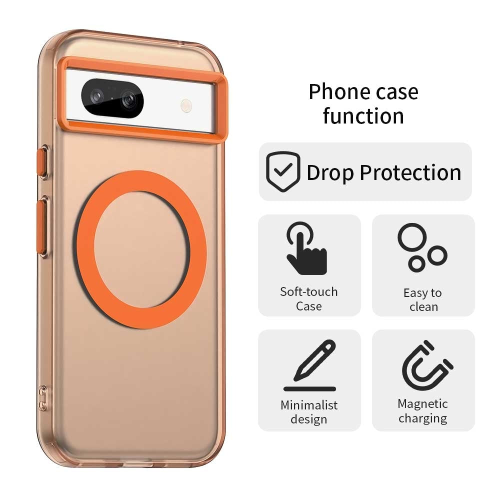 Google Pixel 8a Durable MagSafe Phone Case - Hybrid TPU & PC Design, Lightweight & Stylish, Candy Colour, Wireless Charging Friendly
