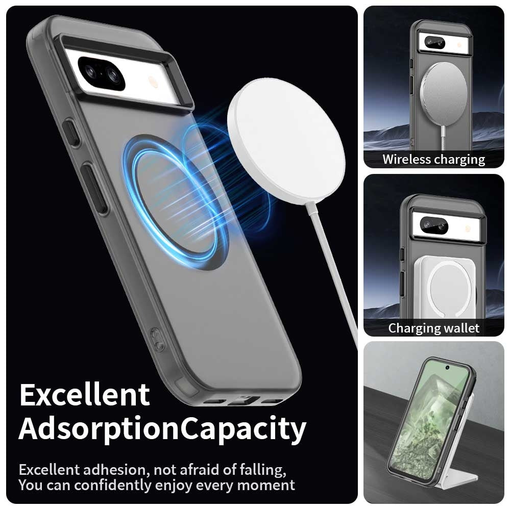 Google Pixel 8a Durable MagSafe Phone Case - Hybrid TPU & PC Design, Lightweight & Stylish, Candy Colour, Wireless Charging Friendly