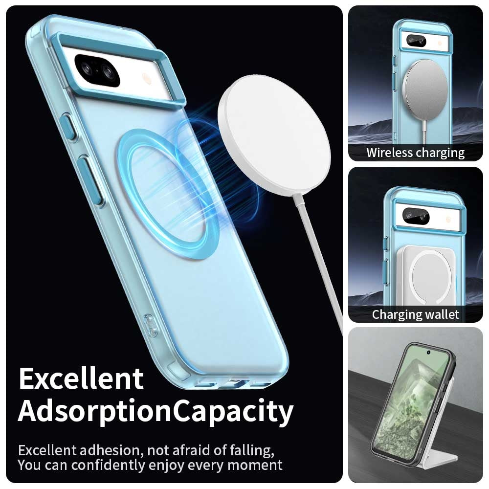 Google Pixel 8a Durable MagSafe Phone Case - Hybrid TPU & PC Design, Lightweight & Stylish, Candy Colour, Wireless Charging Friendly