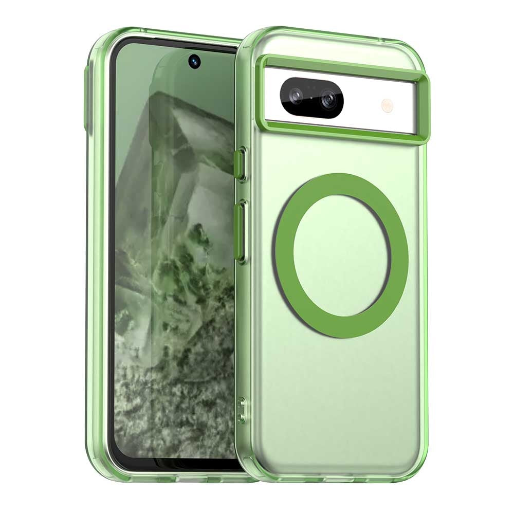 Google Pixel 8a Durable MagSafe Phone Case - Hybrid TPU & PC Design, Lightweight & Stylish, Candy Colour, Wireless Charging Friendly