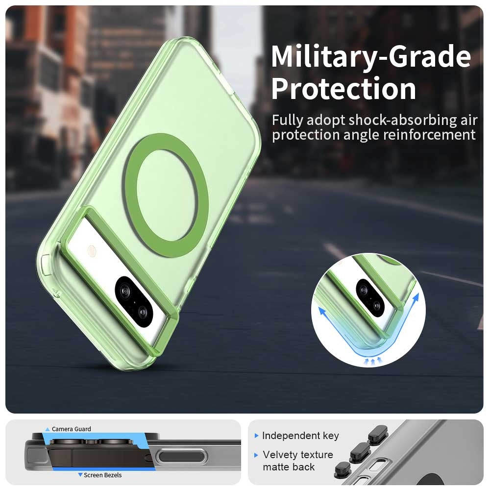 Google Pixel 8a Durable MagSafe Phone Case - Hybrid TPU & PC Design, Lightweight & Stylish, Candy Colour, Wireless Charging Friendly