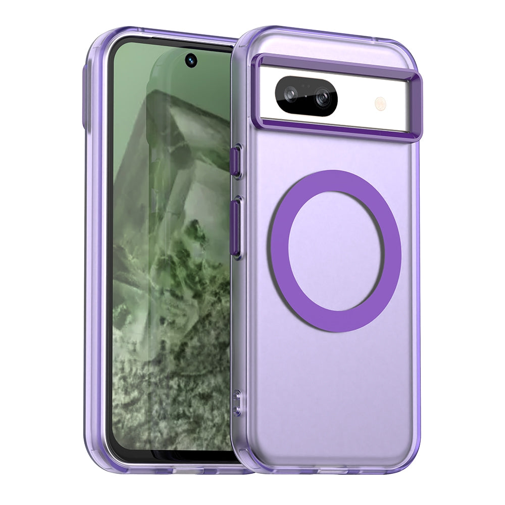 Google Pixel 8a Durable MagSafe Phone Case - Hybrid TPU & PC Design, Lightweight & Stylish, Candy Colour, Wireless Charging Friendly