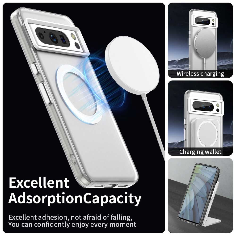 Google Pixel 8 Pro Durable MagSafe Phone Case - Hybrid TPU & PC Design, Lightweight & Stylish, Candy Colour, Wireless Charging Friendly