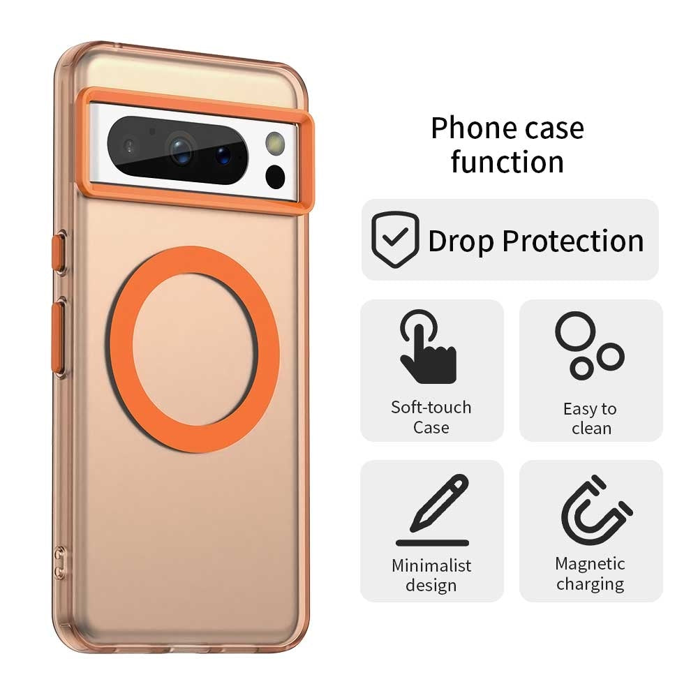 Google Pixel 8 Pro Durable MagSafe Phone Case - Hybrid TPU & PC Design, Lightweight & Stylish, Candy Colour, Wireless Charging Friendly