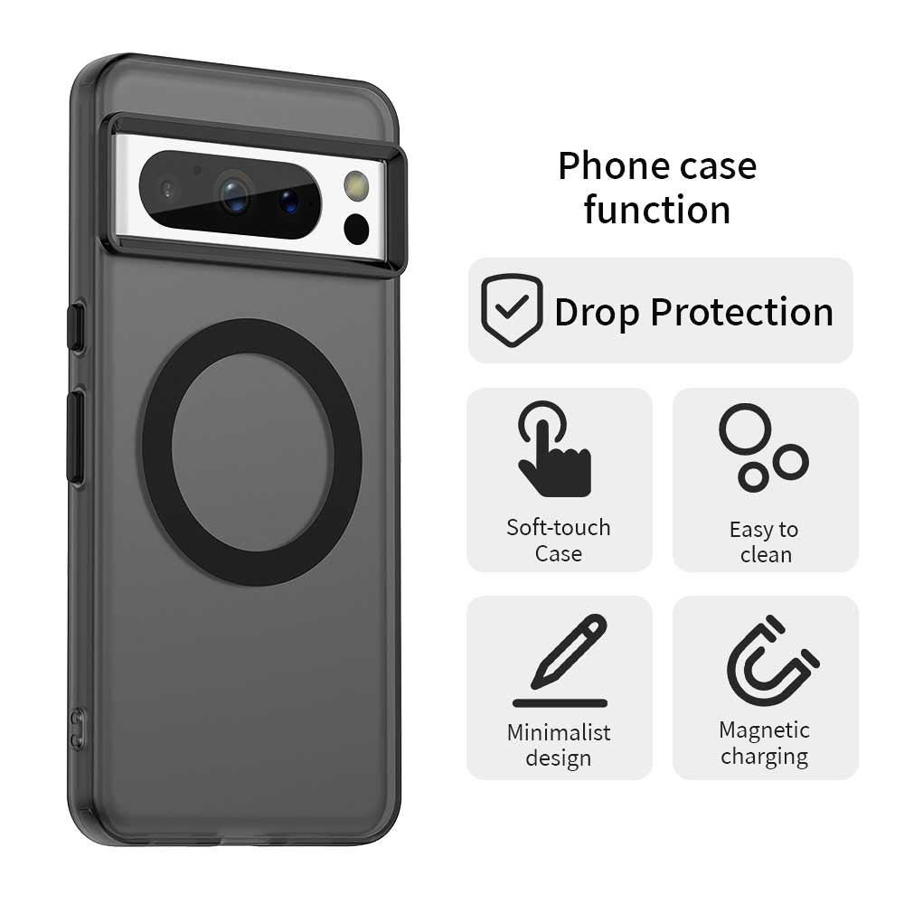 Google Pixel 8 Pro Durable MagSafe Phone Case - Hybrid TPU & PC Design, Lightweight & Stylish, Candy Colour, Wireless Charging Friendly