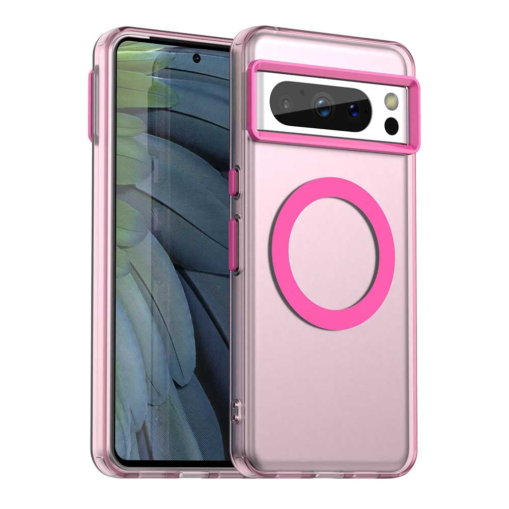 Google Pixel 8 Pro Durable MagSafe Phone Case - Hybrid TPU & PC Design, Lightweight & Stylish, Candy Colour, Wireless Charging Friendly