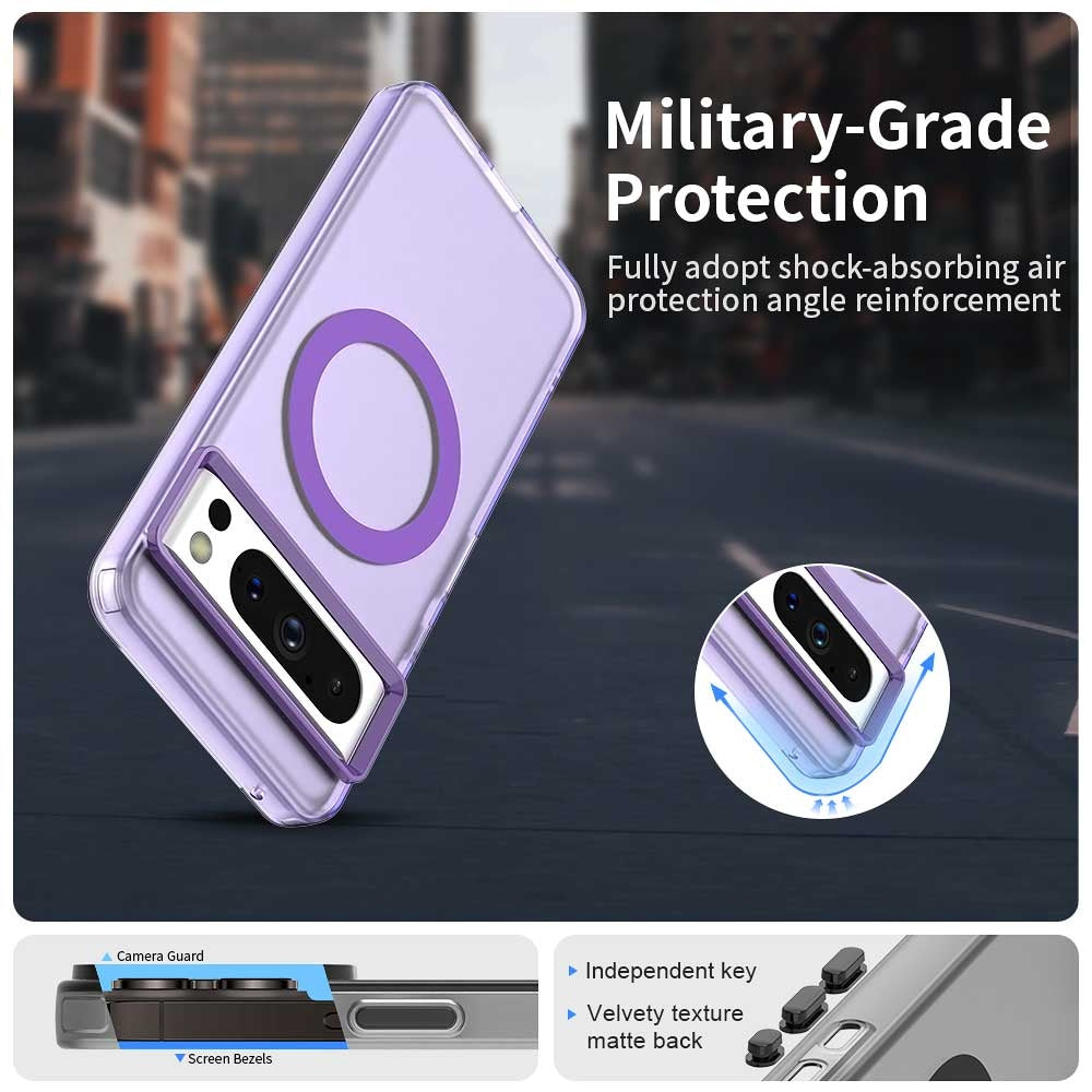 Google Pixel 8 Pro Durable MagSafe Phone Case - Hybrid TPU & PC Design, Lightweight & Stylish, Candy Colour, Wireless Charging Friendly