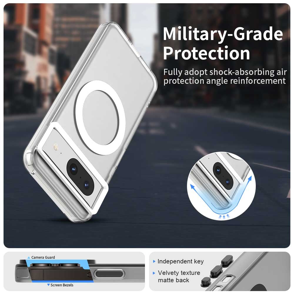 Google Pixel 8 Durable MagSafe Phone Case - Hybrid TPU & PC Design, Lightweight & Stylish, Candy Colour, Wireless Charging Friendly