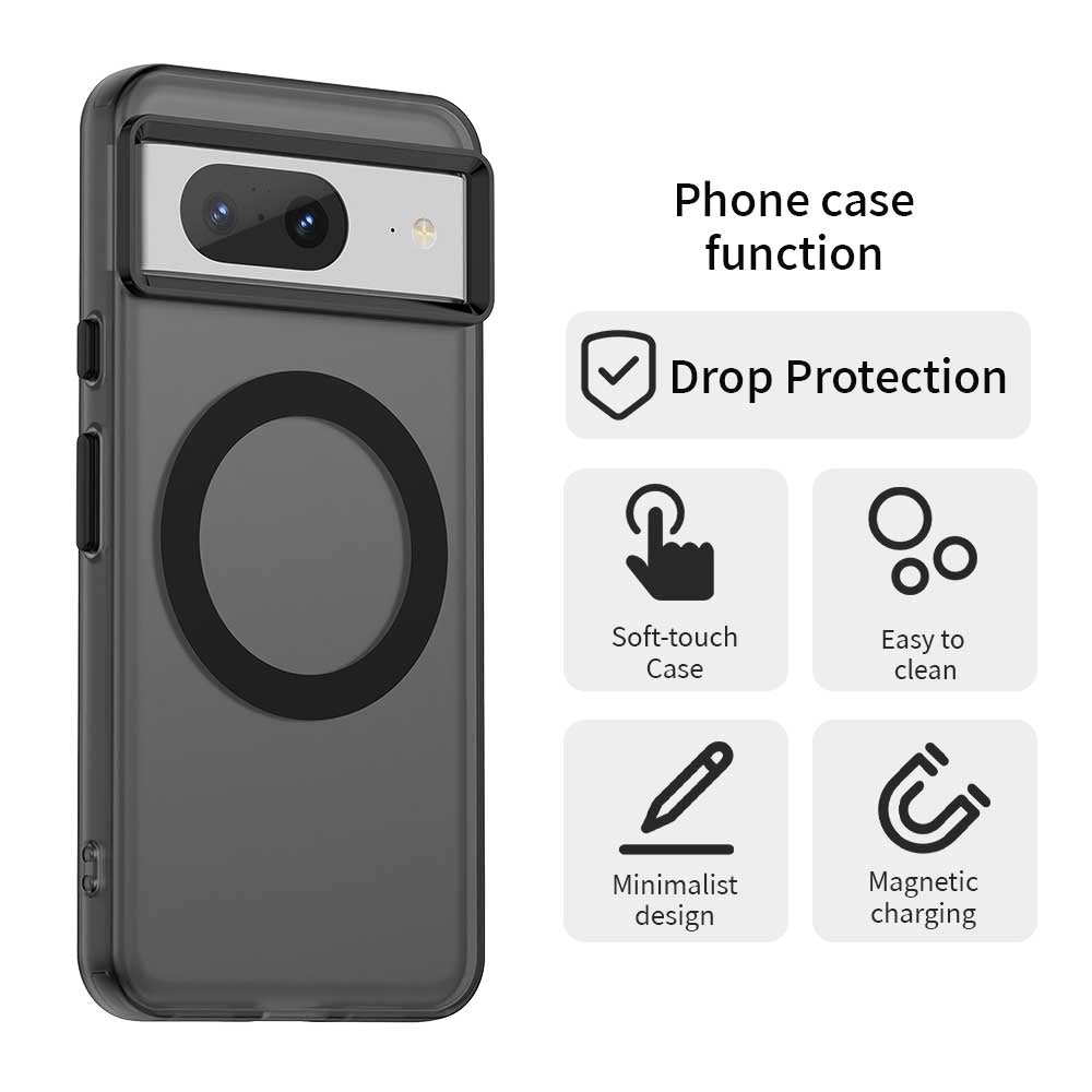 Google Pixel 8 Durable MagSafe Phone Case - Hybrid TPU & PC Design, Lightweight & Stylish, Candy Colour, Wireless Charging Friendly