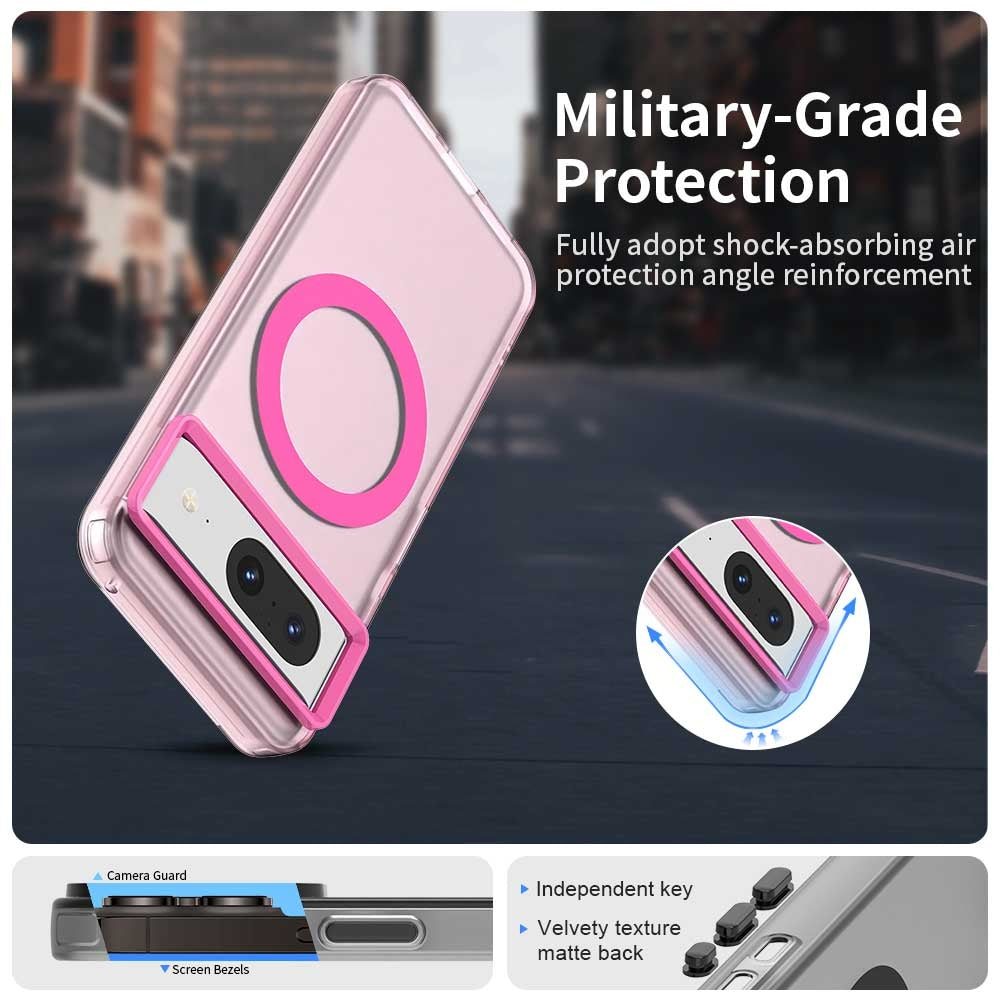 Google Pixel 8 Durable MagSafe Phone Case - Hybrid TPU & PC Design, Lightweight & Stylish, Candy Colour, Wireless Charging Friendly