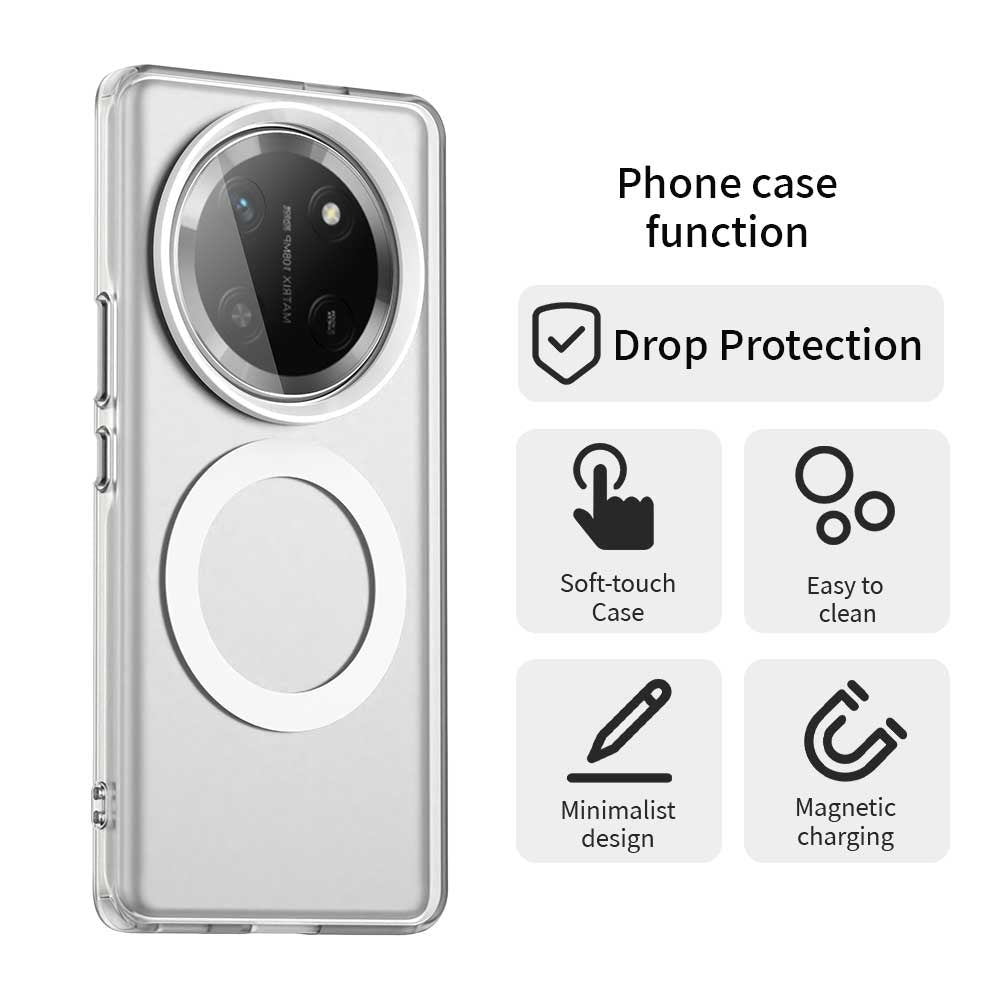 Honor X60 Pro Durable MagSafe Phone Case - Hybrid TPU & PC Design, Lightweight & Stylish, Candy Colour, Wireless Charging Friendly