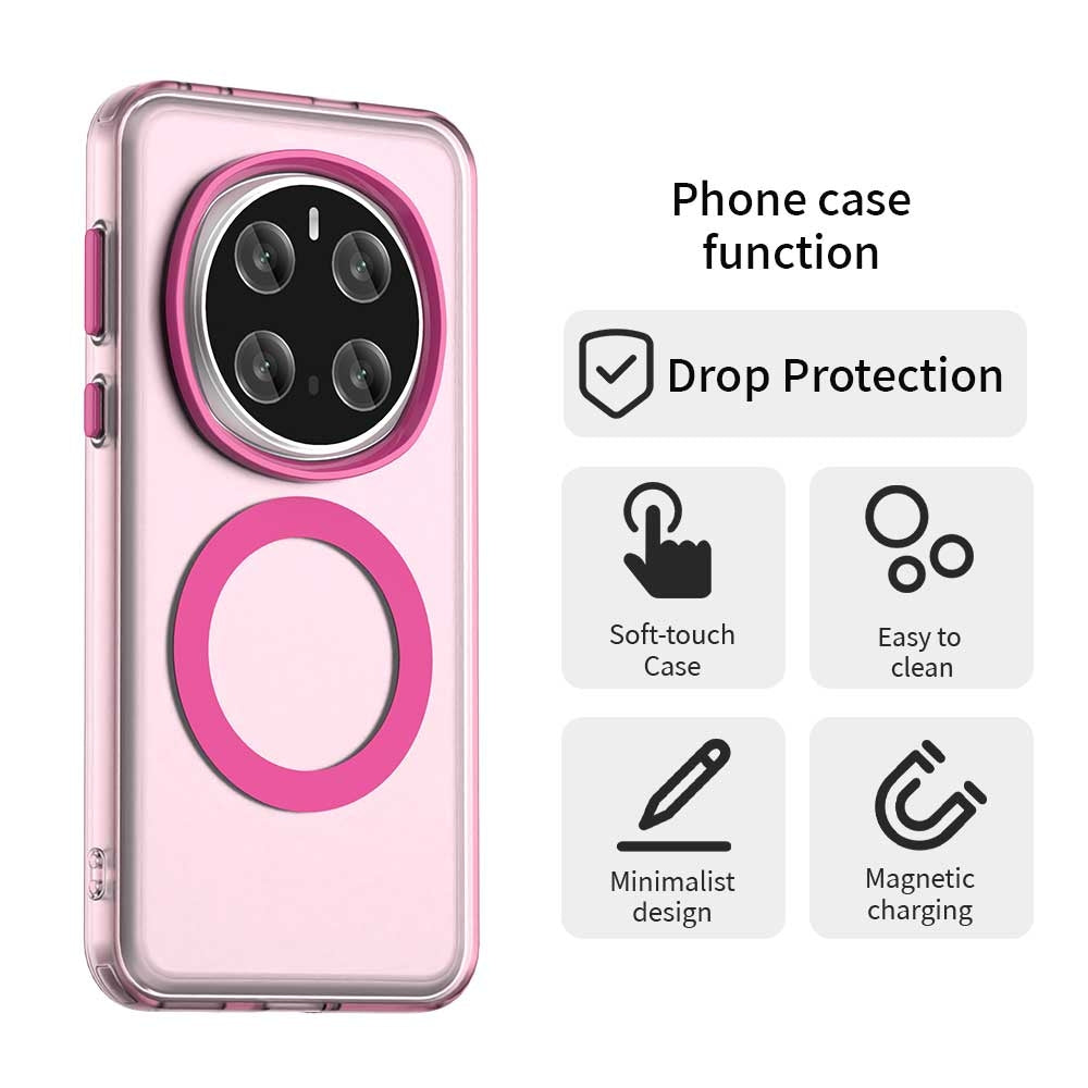 Honor Magic7 Pro Durable MagSafe Phone Case - Hybrid TPU & PC Design, Lightweight & Stylish, Candy Colour, Wireless Charging Friendly