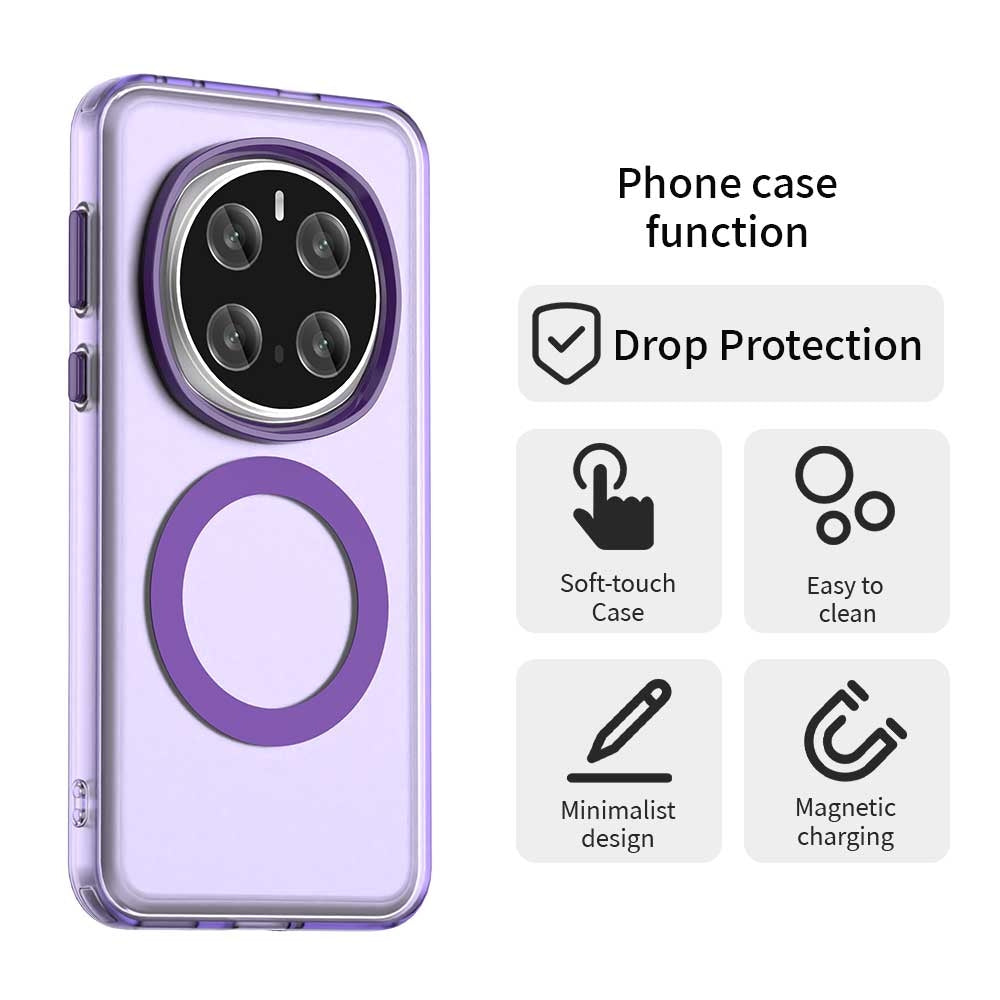 Honor Magic7 Pro Durable MagSafe Phone Case - Hybrid TPU & PC Design, Lightweight & Stylish, Candy Colour, Wireless Charging Friendly