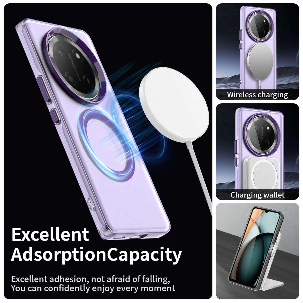 Honor Magic7 Lite Durable MagSafe Phone Case - Hybrid TPU & PC Design, Lightweight & Stylish, Candy Colour, Wireless Charging Friendly