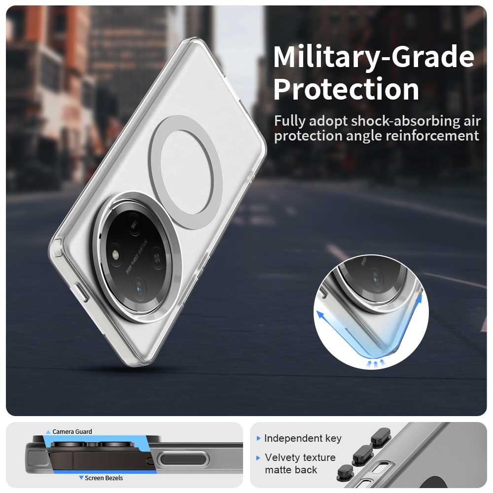 Honor X9c Durable MagSafe Phone Case - Hybrid TPU & PC Design, Lightweight & Stylish, Candy Colour, Wireless Charging Friendly