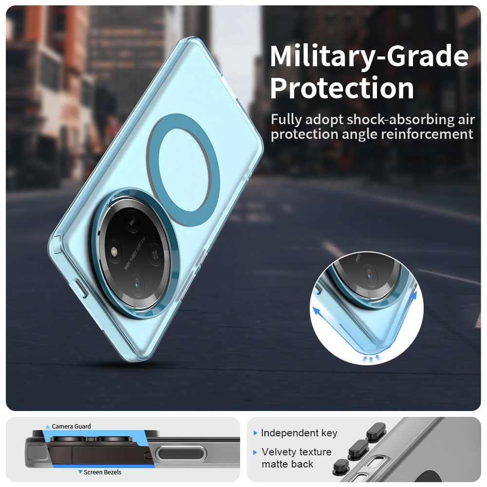 Honor X9c Durable MagSafe Phone Case - Hybrid TPU & PC Design, Lightweight & Stylish, Candy Colour, Wireless Charging Friendly