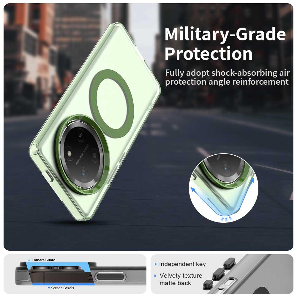 Honor X9c Durable MagSafe Phone Case - Hybrid TPU & PC Design, Lightweight & Stylish, Candy Colour, Wireless Charging Friendly