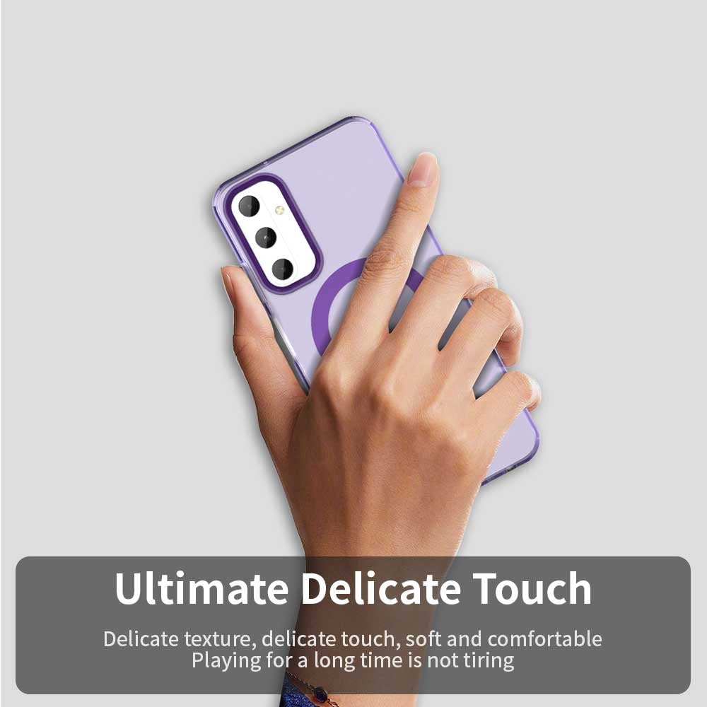 Samsung Galaxy M14 4G Durable MagSafe Phone Case - Hybrid TPU & PC Design, Lightweight & Stylish, Candy Colour, Wireless Charging Friendly