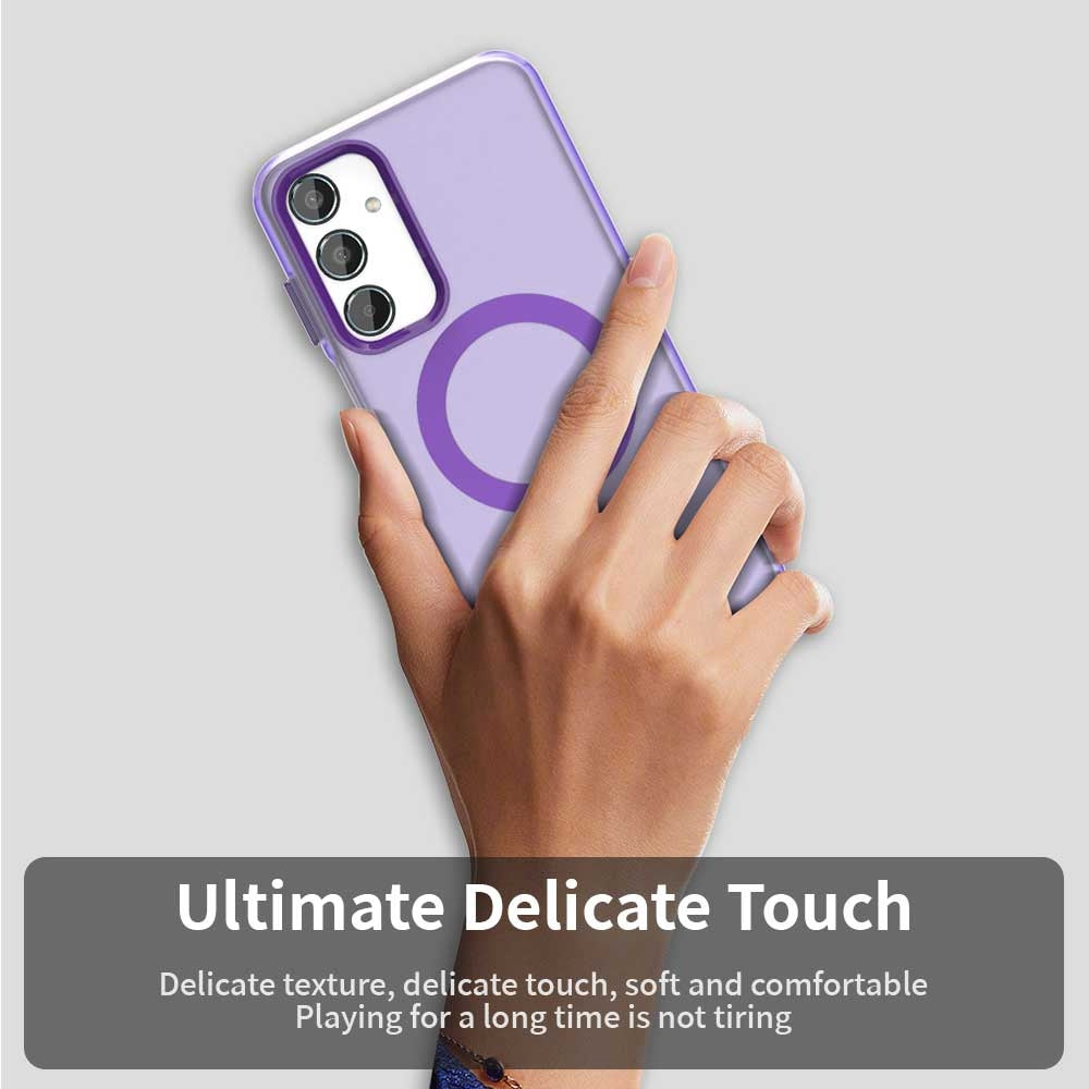Samsung Galaxy M35 5G Durable MagSafe Phone Case - Hybrid TPU & PC Design, Lightweight & Stylish, Candy Colour, Wireless Charging Friendly