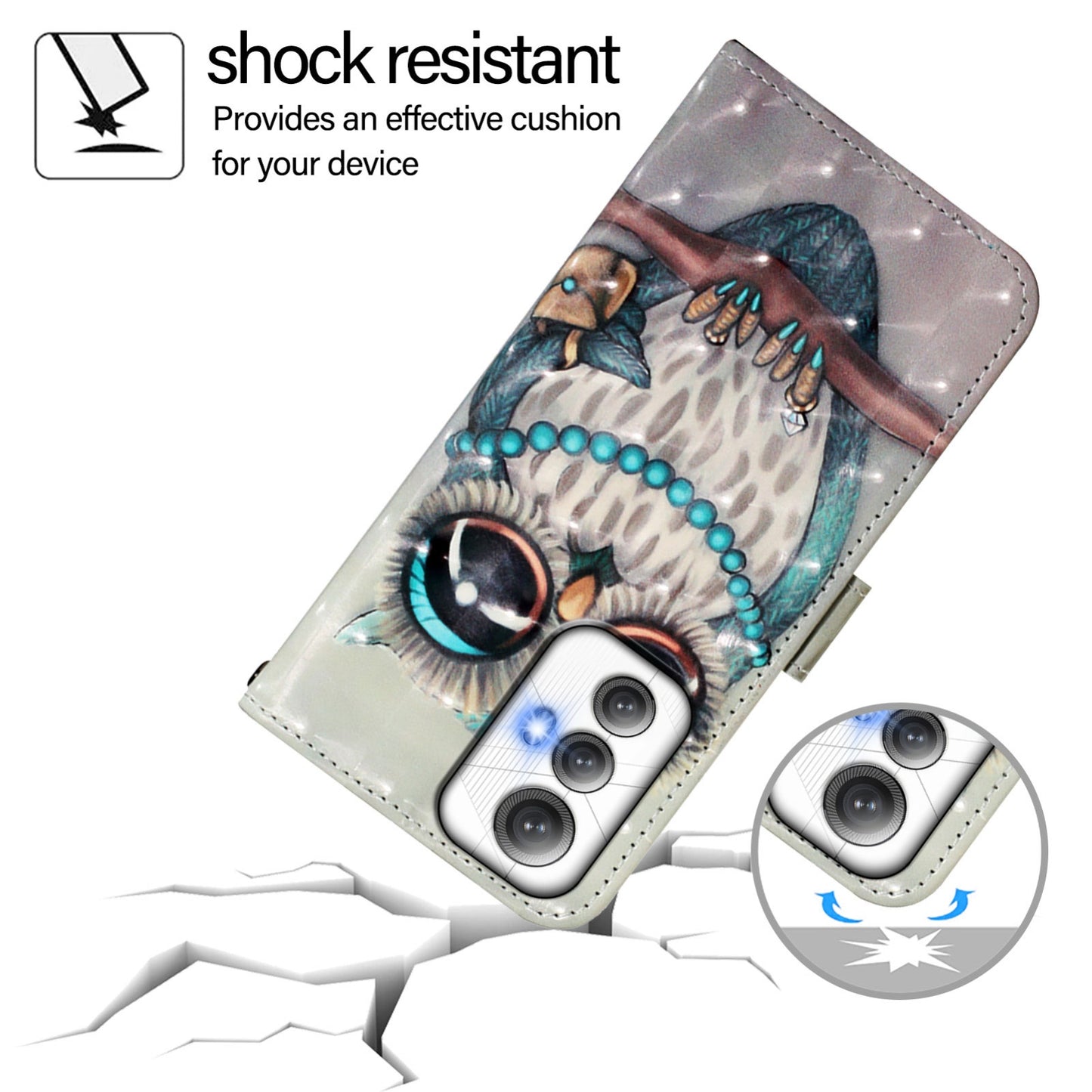 Cubot Max 5 Leather Flip Phone Case with 3D Painted Design, Card Holder, Wallet & Stand Function - Durable Protection & Easy Access