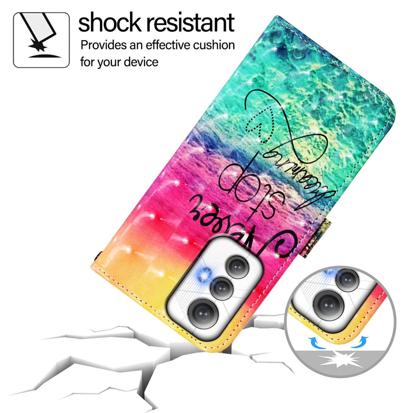Cubot Max 5 Leather Flip Phone Case with 3D Painted Design, Card Holder, Wallet & Stand Function - Durable Protection & Easy Access