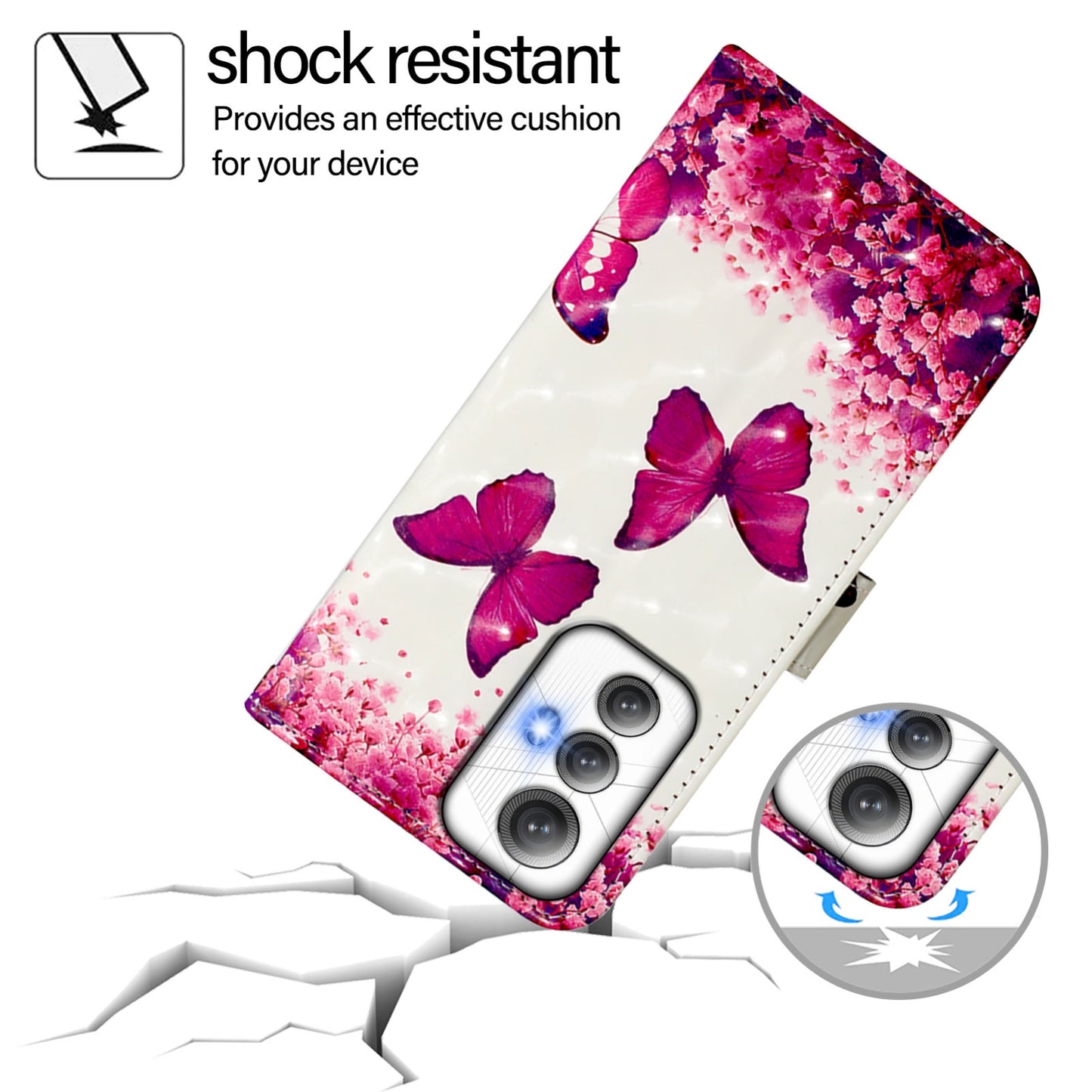 Cubot Max 5 Leather Flip Phone Case with 3D Painted Design, Card Holder, Wallet & Stand Function - Durable Protection & Easy Access
