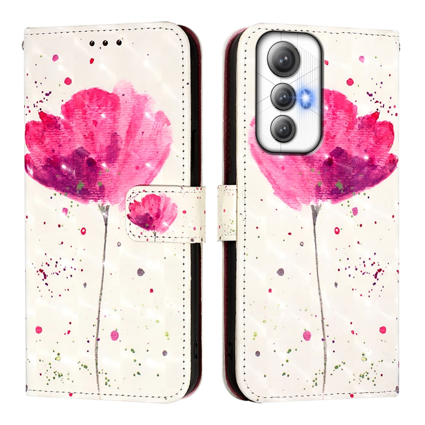 Cubot Max 5 Leather Flip Phone Case with 3D Painted Design, Card Holder, Wallet & Stand Function - Durable Protection & Easy Access