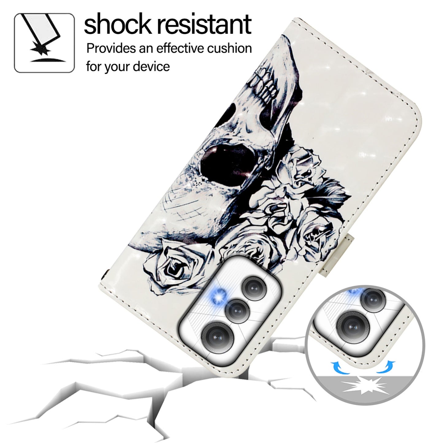 Cubot Max 5 Leather Flip Phone Case with 3D Painted Design, Card Holder, Wallet & Stand Function - Durable Protection & Easy Access
