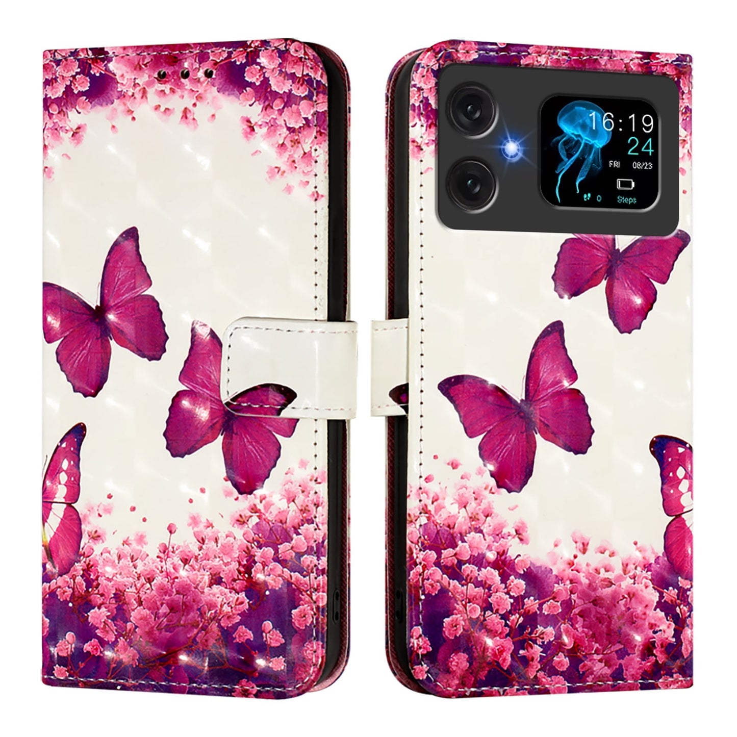 Cubot A20 Leather Flip Phone Case with 3D Painted Design, Card Holder, Wallet & Stand Function - Durable Protection & Easy Access