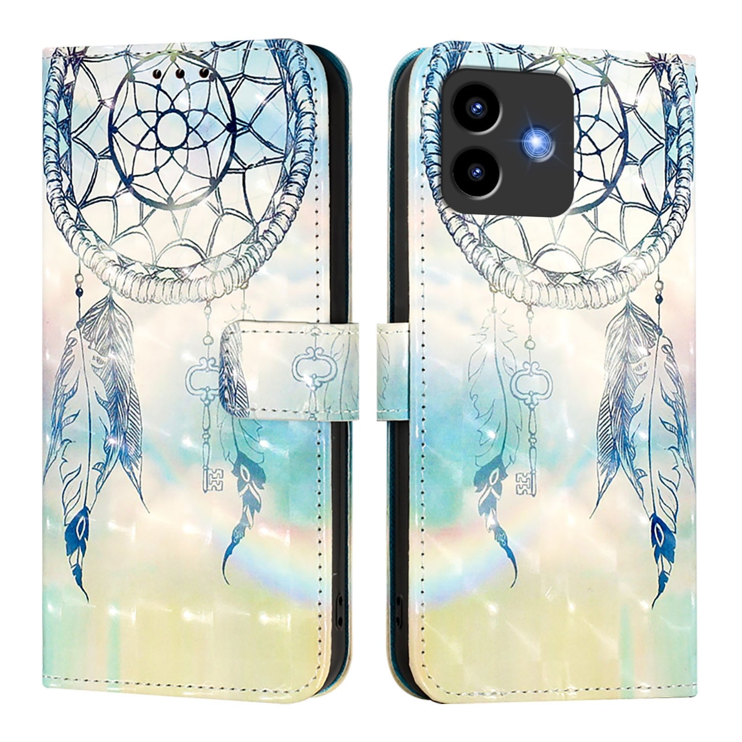 Cubot Note 40 Leather Flip Phone Case with 3D Painted Design, Card Holder, Wallet & Stand Function - Durable Protection & Easy Access