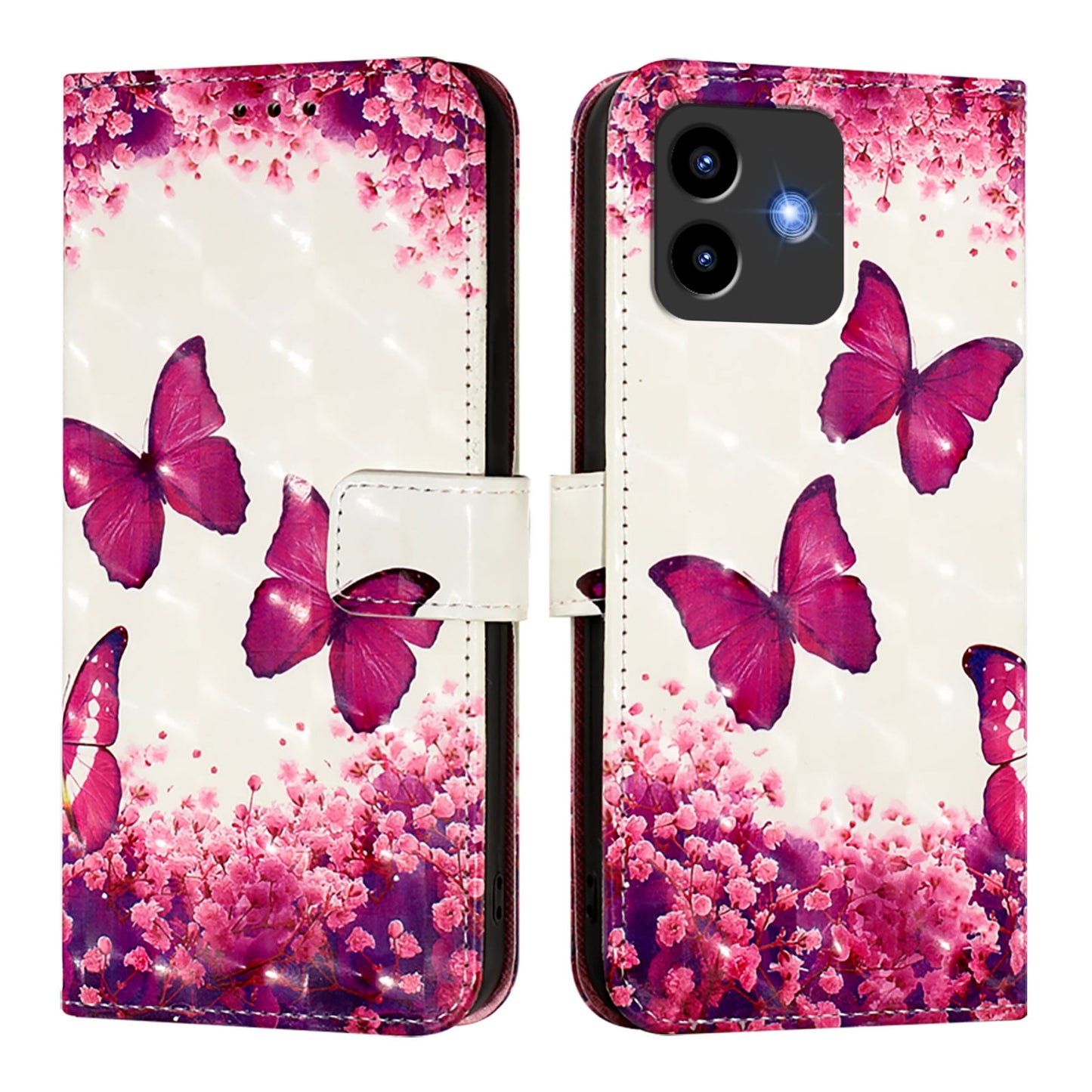 Cubot Note 40 Leather Flip Phone Case with 3D Painted Design, Card Holder, Wallet & Stand Function - Durable Protection & Easy Access