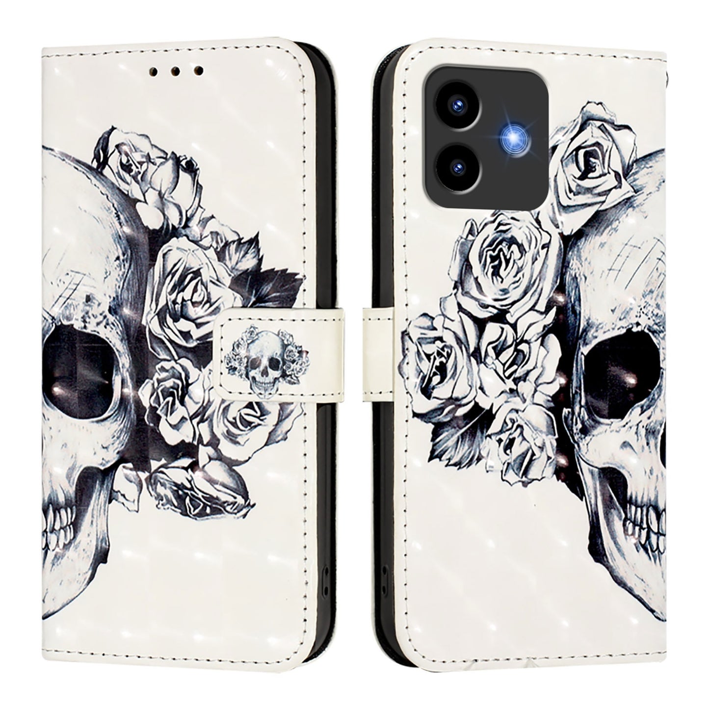 Cubot Note 40 Leather Flip Phone Case with 3D Painted Design, Card Holder, Wallet & Stand Function - Durable Protection & Easy Access