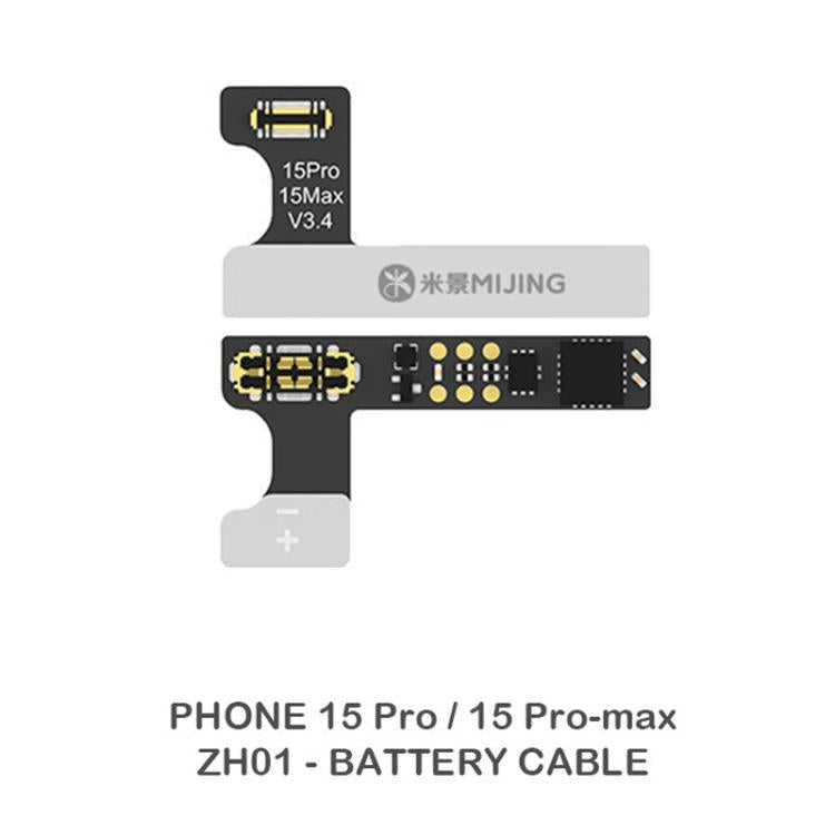 Mijing ZH01 External Battery Repair Programmer Cable for iPhone 15 Pro / Pro Max - Durable & User-Friendly