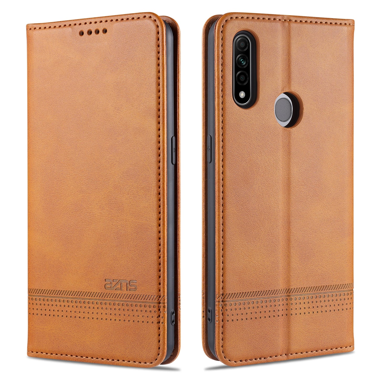 OPPO A31/A8 Leather Wallet Case with Card Holder & Magnetic Closure
