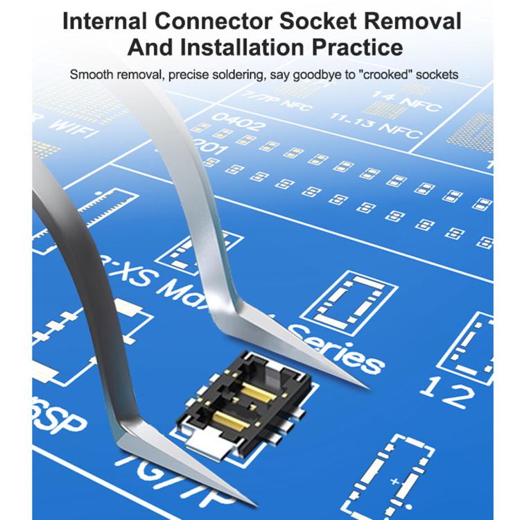 RELIFE RL-044R BGA Chip Connector Socket for iPhone 17 Series - CE Board Welding Test Practice Tool