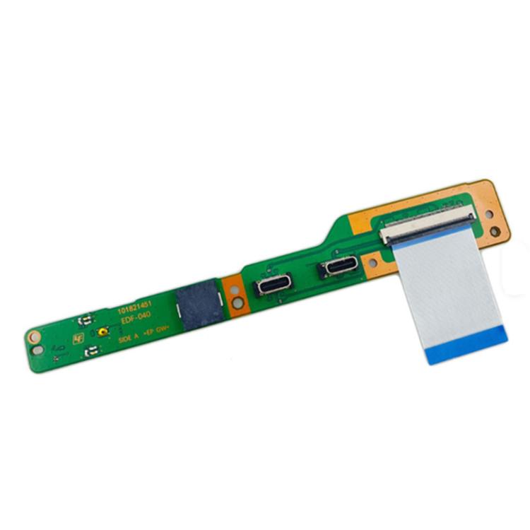 PS5 Slim Console USB Daughterboard Assembly with Flex Cable - Dual USB-C Ports Replacement Part