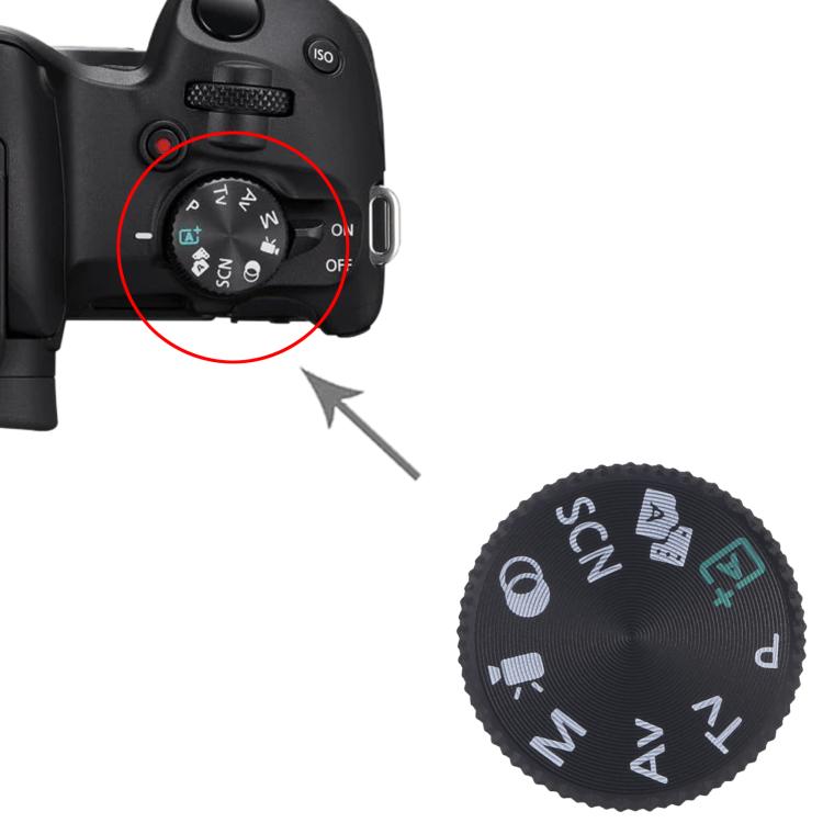 Canon EOS R50 Mode Dial Replacement Wheel - Compatible Turntable for Camera Repair