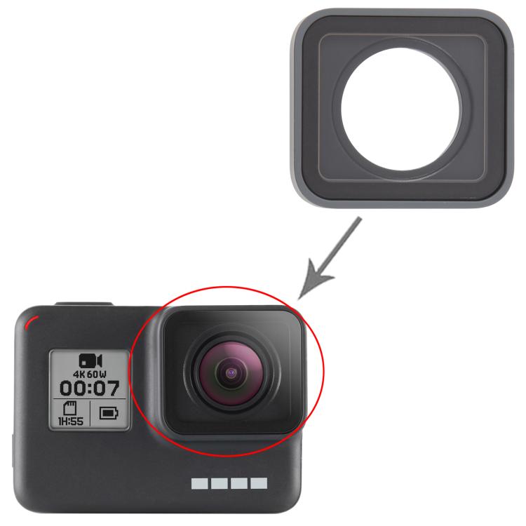 GoPro HERO7 Silver Camera Lens Cover Replacement - Original Part for Optimal Fit and Functionality