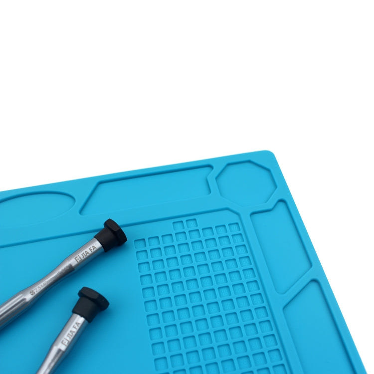 P8829 Silicone Maintenance Platform Repair Mat with Sections for Tools, Components & Precise Scales