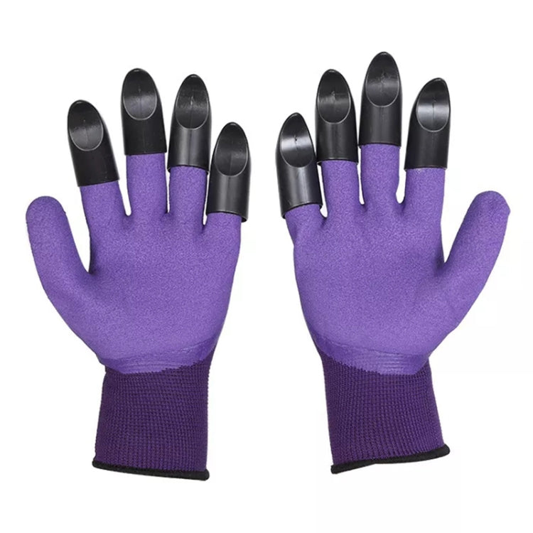 Multipurpose Digging Gloves with Claws for Gardening and Planting - Durable Latex and ABS Material