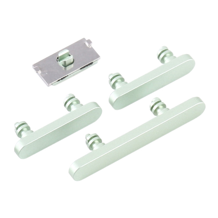 iPhone 12 Mini Power and Volume Control Button Replacement Set (Green) - Compatible and Fully Tested