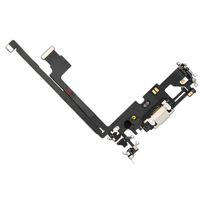 Genuine Charging Port Flex Cable Ribbon for iPhone 12 Pro Max (White) - Replace Damaged Parts